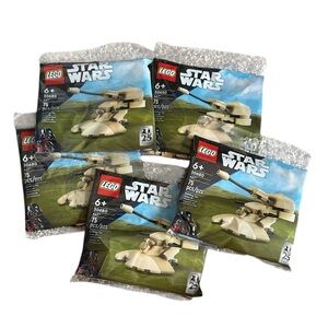 LEGO Star Wars Mini Tank Set- 5 pcs New/Sealed